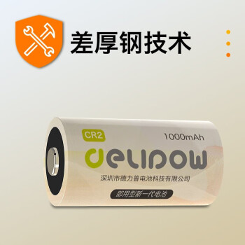 德力普（Delipow）CR2相机电池4粒 拍立得锂电池3V适用测距仪/夜视仪/碟刹锁/手电筒/智能仪表/医疗仪器等