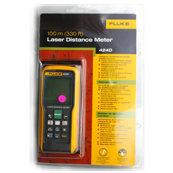 福禄克（FLUKE）F424D 激光测距仪 手持式红外测距仪 激光尺 100m 1年维保