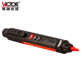 胜利仪器（VICTOR）笔式万用表数字高精度防烧电表全自动维修电工万能表逻辑电笔 VC6012D 标配现货