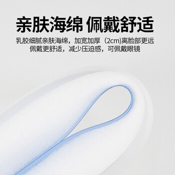 优导仕 防飞沫隔离面罩  一次性防护面罩带海绵防护面罩 防油溅防雾防飞溅防唾沫面屏一个装