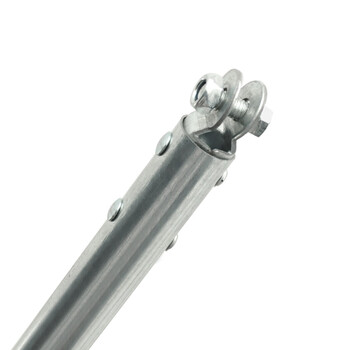 益美得 qc0001 加厚镀锌钢杆拖把杆尘推拖把杆子配件 螺丝款