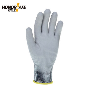 好员工 HPPE防割手套PE-104 13针耐磨耐用劳保手套 机械维修金属加工手套 10付