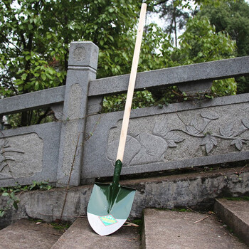 卡质 KAZHI 1.5米长款带柄平头铲 沙锹铁锹钢锹铁铲多功能兵工铲锰钢锹