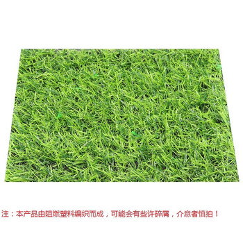 鸣固 仿真草坪垫子假草绿色人造草坪塑料假草幼儿园户外假草皮装饰地毯 1平方翠绿