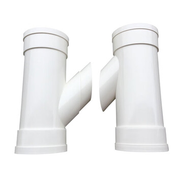 筑华工品 PVC H型管 水管互通H型雨水管 110*75*110 一个价