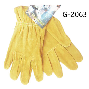 威仕盾(WESTUN) G-2063 黄色膜芯皮司机手套 L码 1副