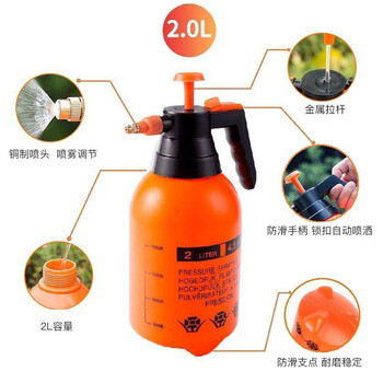 保拉(Paola) 2.0L加厚喷壶 花卉植物浇水壶 浇花洒水壶 园艺浇灌水壶 洒水壶 气压喷壶2091