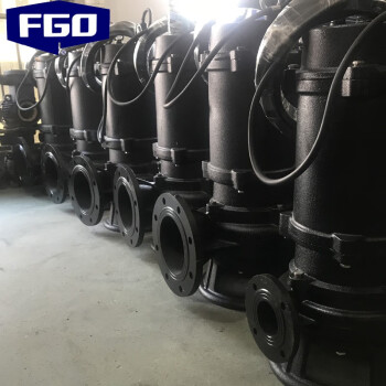 FGO 耐高温潜污泵 氟橡胶密封+高温轴承 耐80-100度 380V潜水泵 65WQR30-35-7.5kw