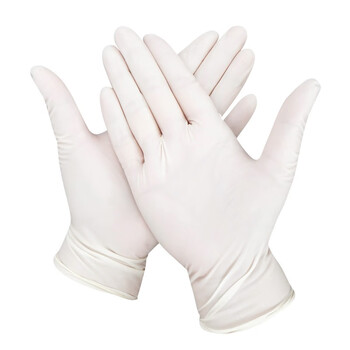 巴泽尔一次性乳胶手套 可触屏 隔离100只/盒 752 L码