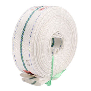 沱雨 TUOYU 消防水带16-50-20抗高压耐磨PVC塑料16型50mm(2英寸)20米【水带+接扣】