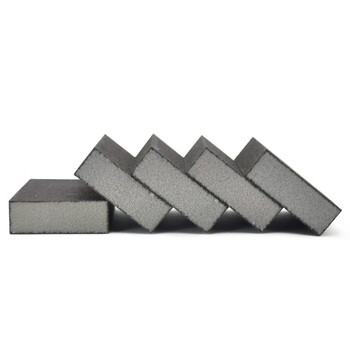 益美得 QJK003 含砂百洁布海绵清洁块清洁擦拭洗碗抹布 金刚砂百洁布（5块装）