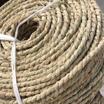 益美得 WYQ0105 防滑草垫大棚保温稻草帘子树木防冻草绳 2.0cm粗130米一盘