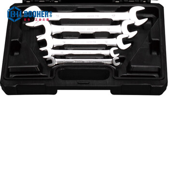宝合(BOOHER)6件全抛光双开口扳手组套 2200203