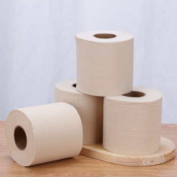 竹浆卫生纸卷纸大卷厕纸大包装手纸厕所纸6卷体验装15斤
