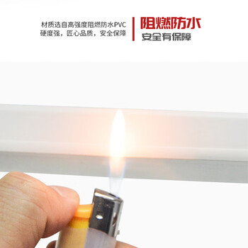 海斯迪克 HK-586 塑料防火绝缘地线槽 墙面明装pvc盒行走线槽1米1根 加厚阻燃电线槽 20*10mm*5m