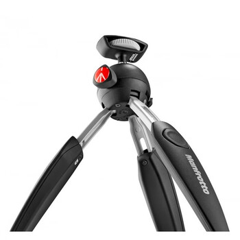 曼富图（Manfrotto） MT PIXI EVO 便携式微单卡片相机迷你桌面三脚架升级版可伸缩手持球形云台 黑色
