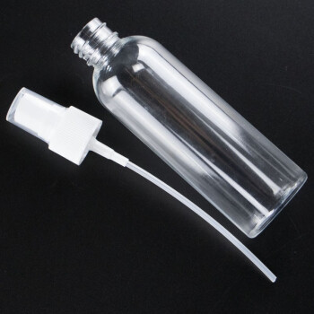 海斯迪克 透明喷雾瓶 酒精消毒液塑料PET喷瓶 化妆品香水分装瓶 60ml(10个) HKQS-208
