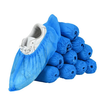 庄太太【普通款颜色随机100只】一次性pe材质鞋套学生加厚耐磨透气防滑室内脚套