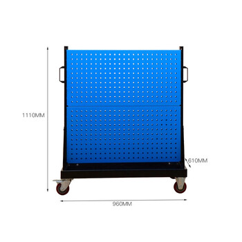 知旦工具置物架960*610*1110移动置物架工具架五金展示架690045双面移动款