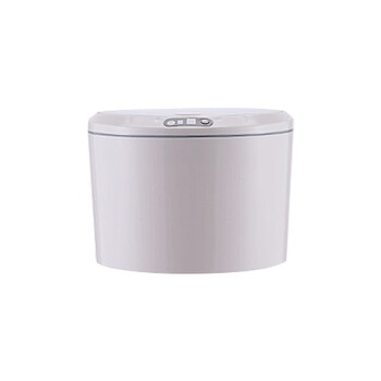劳保佳 桌面智能垃圾桶 车载感应式全自动垃圾筒办公客厅酒店创意垃圾桶 3L 白色电池款