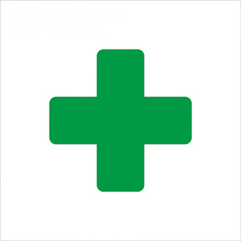 亿箬 警示6S四角地面定位贴 桌面定置标签5S管理定位贴纸10*10*4cm 绿色L型 12个/包