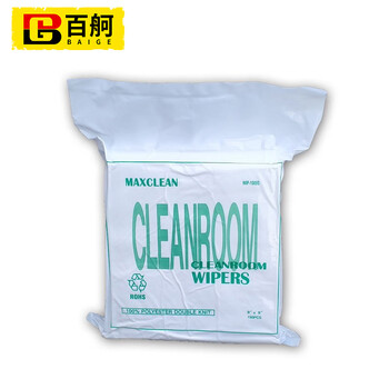 百舸 无尘布工业超细纤维除尘清洁布 3009亚超细款 9*9英寸 100张/包