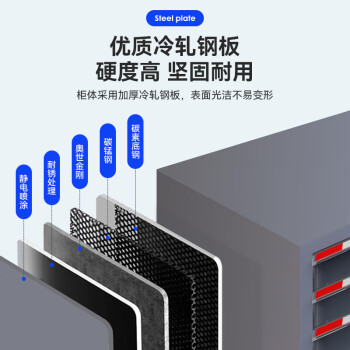 圣极光器件柜透明40抽无门柜物料柜电子零件柜储物柜可定制G1331