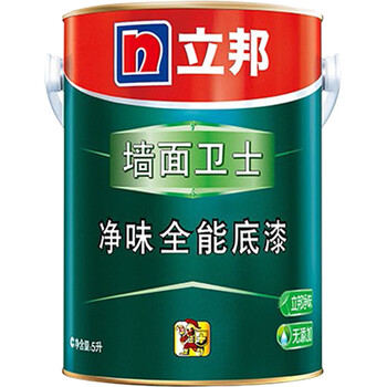立邦净味全能底漆乳胶漆内墙油漆涂料5L