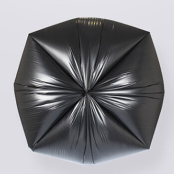 源恒达 塑料平口垃圾袋 100*90cm 50只/包 黑色 大号垃圾袋 YHD-2132592 物业办公室户外企业结实耐用加厚