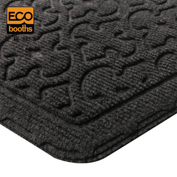 爱柯布洛 小便池地垫 尿斗垫防滑吸水卫生间脚垫43×53cm（6片）灰色 可定制110087