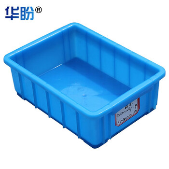 华盼加厚周转箱塑料物流搬运箱仓库分类储物箱零件收纳筐工具盒储水箱外径170*125*58mm