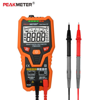华谊（PEAKMETER） 智能型数字万用表高精度防烧温度频率表 PM8248S