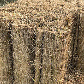 益美得 FH-2098 防滑草包稻草垫子稻草袋子护坡草袋稻草编织袋 草垫1米宽5米长