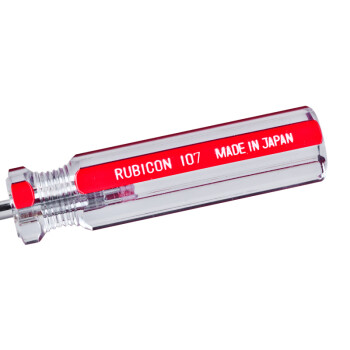 罗宾汉（RUBICON）No.180 强磁力彩条螺丝批 套装螺丝刀 十字起子 一字改锥 8支装