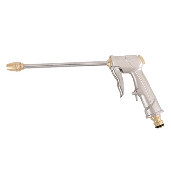 金诗洛 金属铝合金洗车水枪高压水枪浇花冲地洗车工具 清洁工具 纯金属电镀款 K406