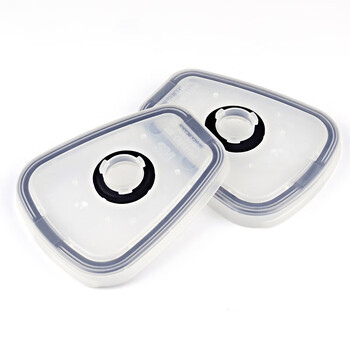 3M 502 承接座 固定2091系列滤棉链接6001滤毒盒6200可以使用 502承接座 定做 1对（2个）