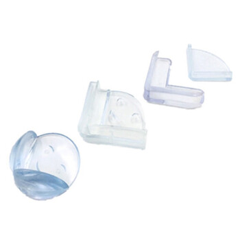 聚远 JUYUAN桌子桌角护角防撞角加厚透明防碰撞包角玻璃防护保护套直角20个装