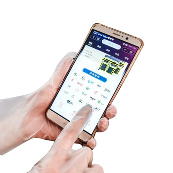 大杨一次性TPE手套 触屏卫生 100只/盒 透明030 L码大号男款码