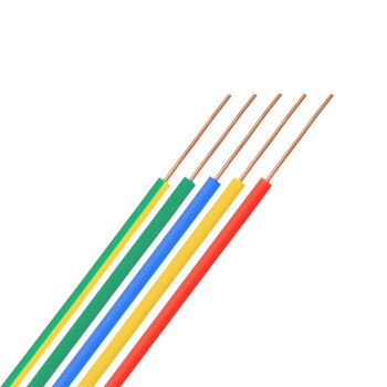 金龙羽 国标铜芯电线电缆单芯单股硬线阻燃ZC-BV6平方电线100米/卷 蓝色