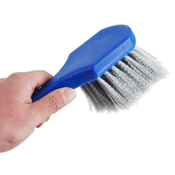 益美得 C132 多用途清洁刷卫生间马桶手持刷桌面清洁除尘刷子 短柄软毛