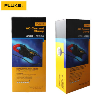 福禄克（FLUKE）i200 交流柔性电流钳交直流万用表钳钳表型电流探头BNC接口 1年维保