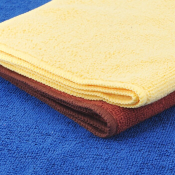 蓓尔蓝 PB1004 抹布 酒店物业商用清洁毛巾纤维百洁布加厚吸水擦桌布 30x30cm颜色随机