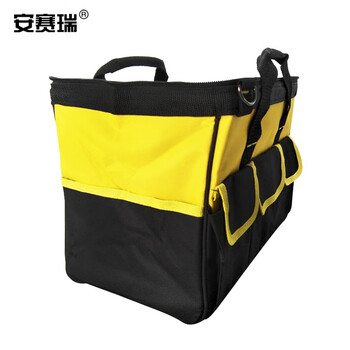 安赛瑞 多功能手提工具包 单肩手提五金工具包 电工维修工具收纳包 牛津布多功能工具包 24344