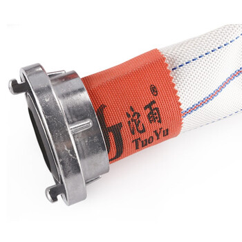 沱雨 TUOYU 消防水带16-50-20抗高压耐磨PVC塑料16型50mm(2英寸)20米【水带+接扣】