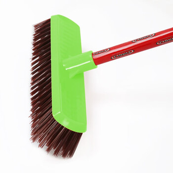 领象 长柄硬毛刷子浴室卫浴 卫生间厕所地刷 地板刷 厨房刷地墙刷地面 绿色
