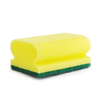 超宝 C-092 海绵刷洗碗巾擦海绵擦去污布厨房刷碗刷锅擦拭布清洁用刷海绵块方形 20个装