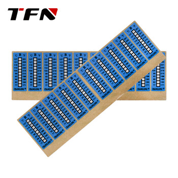 TFN 测温纸 温度标贴 感温纸测温胶片 十格 WDJ10A 