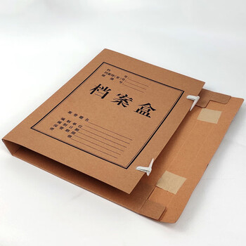 飞尔（FLYER）档案盒 10只装 加厚文件资料盒 高质感牛皮纸档案盒 财务凭证盒 厚度2cm【31x22cm】