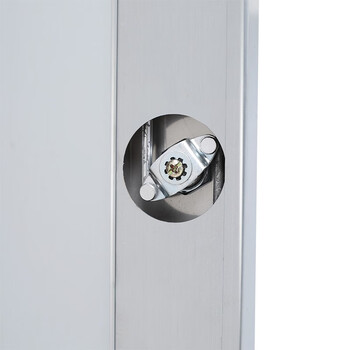 京顿JINGDUN 201不锈钢文件柜办公资料柜档案柜不锈钢财务凭证票据带锁玻璃储物柜 201通玻