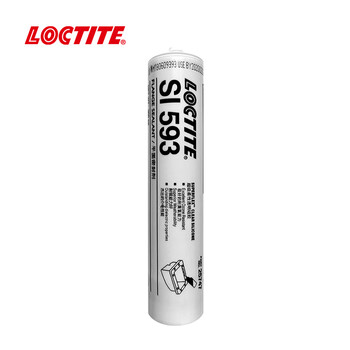 乐泰/loctite SI 593硅酮密封强力胶 耐极端温度耐紫外光臭氧耐机械冲击电气绝缘管道系统门窗密封 300ml 1支装